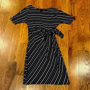 Ann Taylor Striped Dress | Size Small